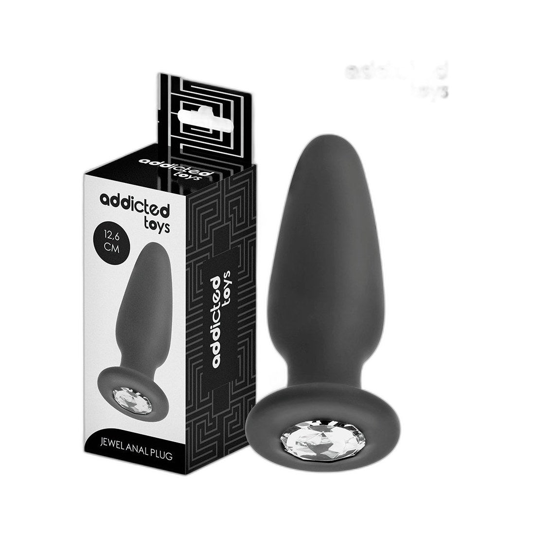 Schmuckvoller Analplug mit Kristall Groß L