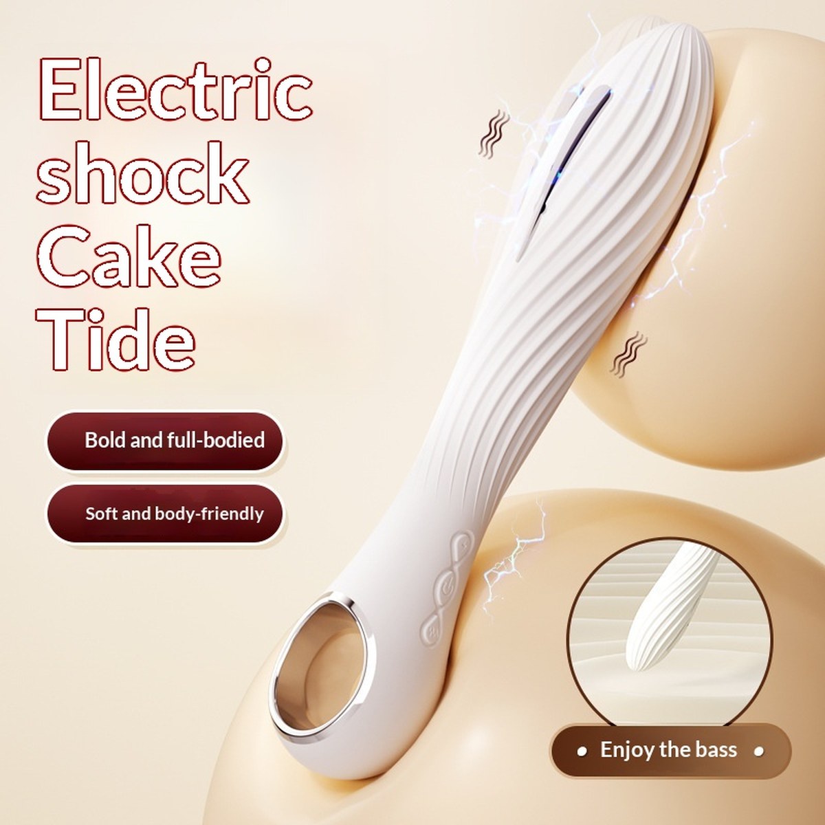 Elektrostimulations-Masturbator mit Vibration & Pulsen