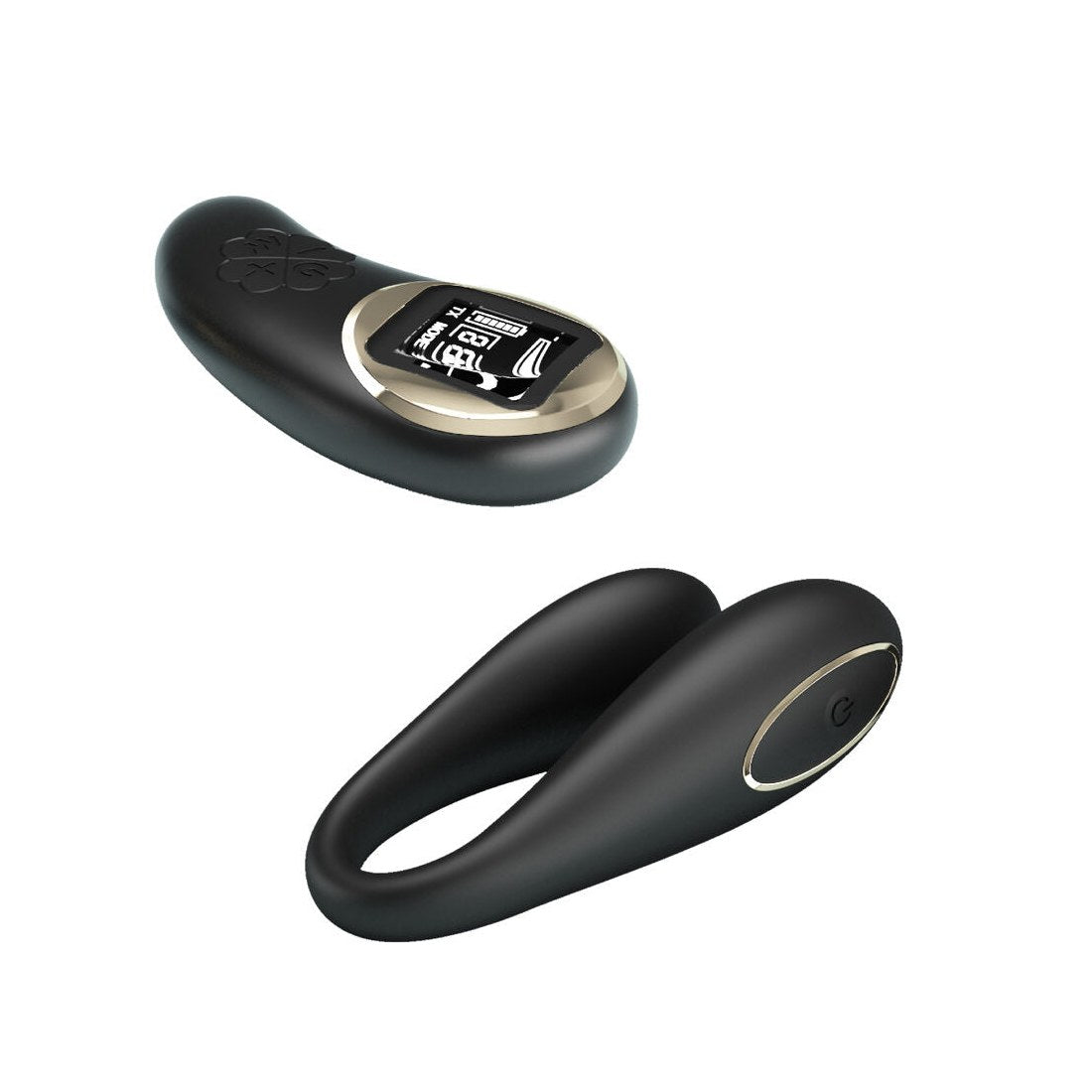 Wiederaufladbarer Vibrator mit Saugnapf