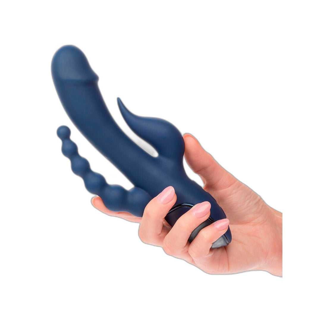 Doppel-Vibrator mit Fernbedienung und zwei Stimulatoren