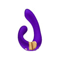 Rabbit-Vibrator mit Rotation in Schwarz