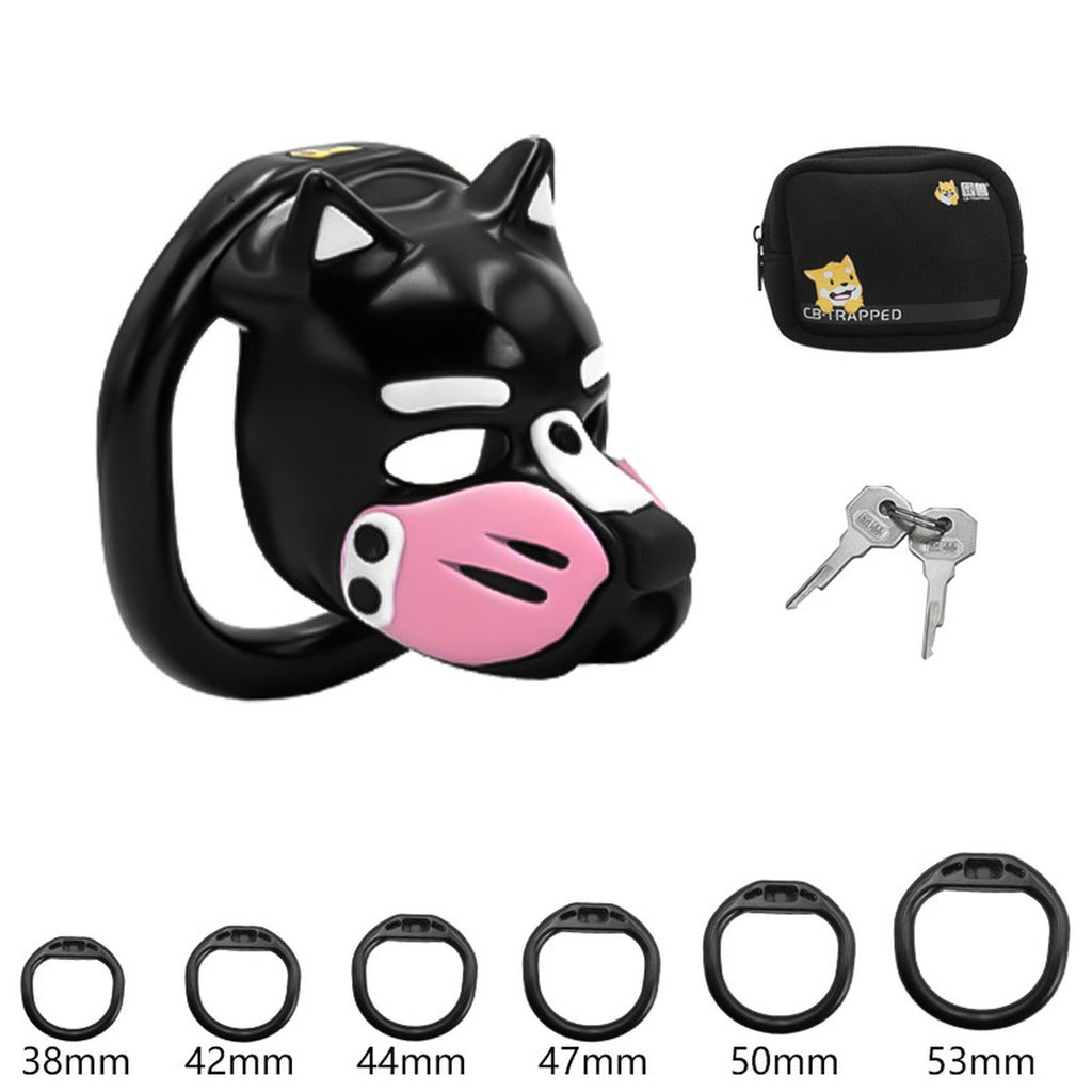 Peniskäfig mit Hundekopf-Design – Manuell