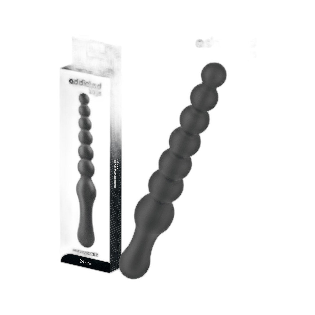 Double Analmassager aus Silikon