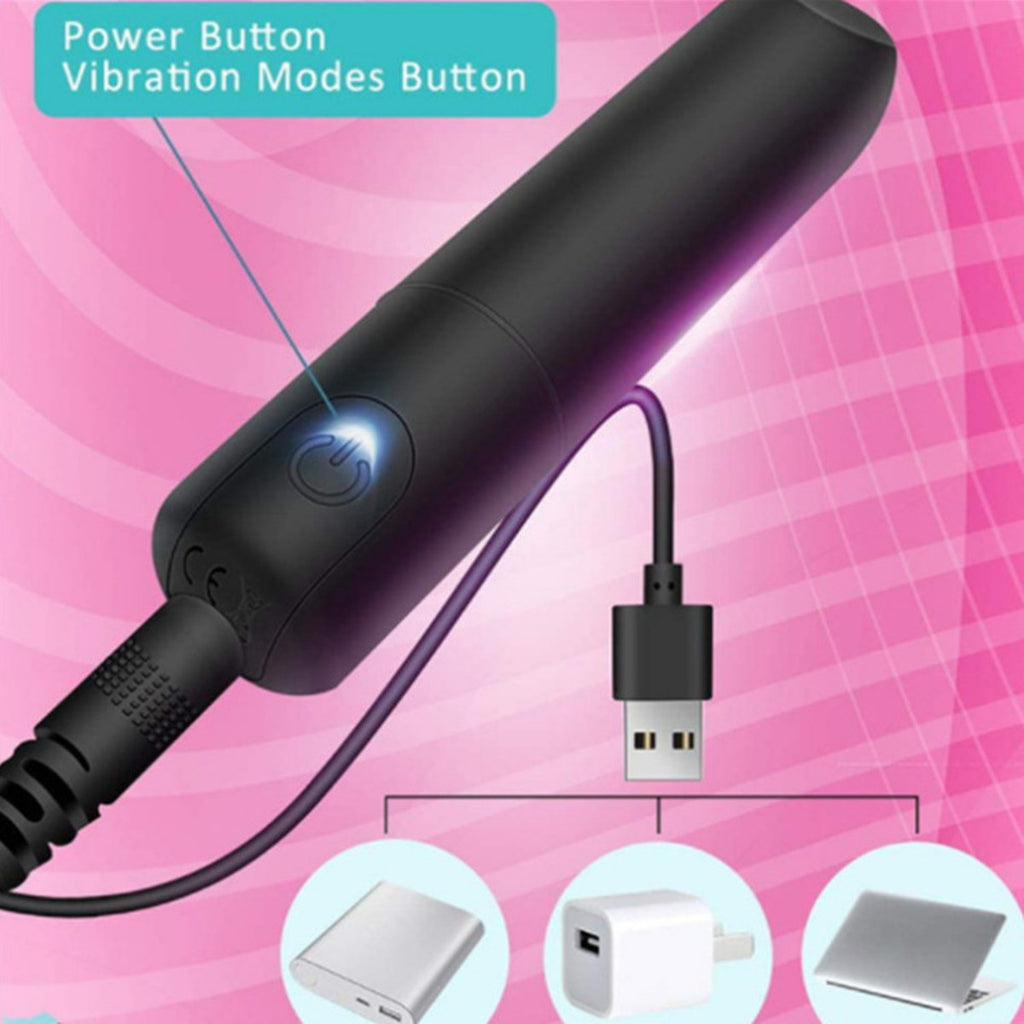 Lipstick-Vibrator mit 10 Vibrationsmodi – USB