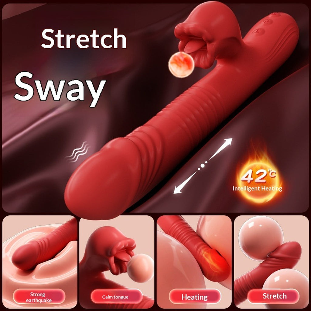 Oral-Love Vibrator mit Rotation & Schwingung