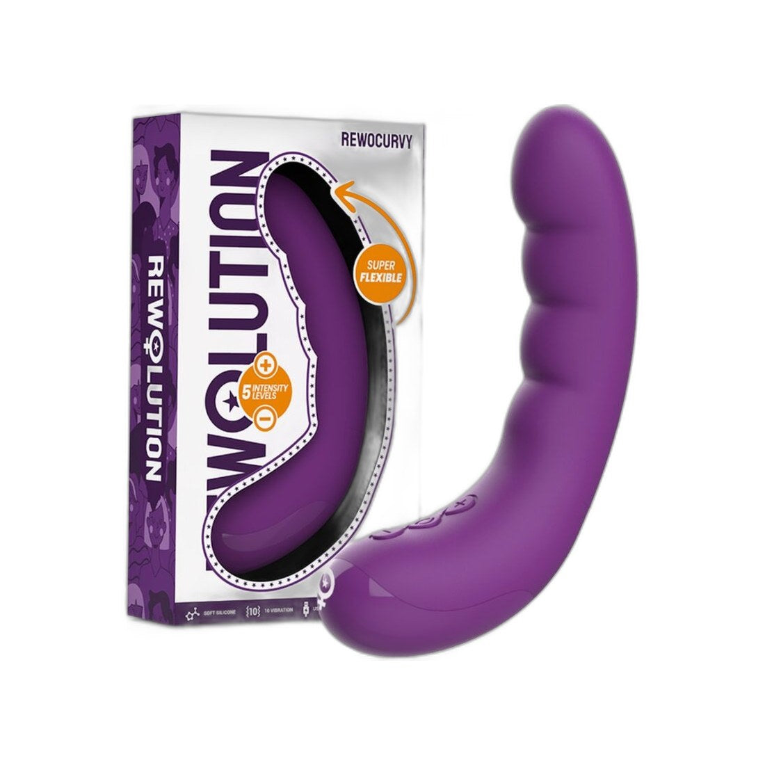 Flexibler Vibrator, wiederaufladbar