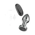 Analplug Metall 10 Modi mit Fernbedienung M
