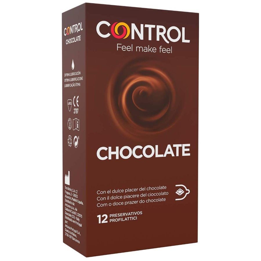 CONTROL Adapta Schokoladen Kondome, 12er