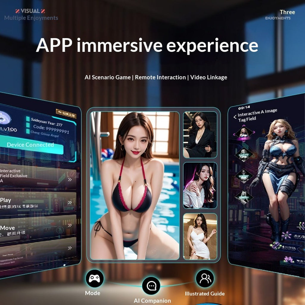 Dualkopf-Masturbator mit App-Steuerung für Männer