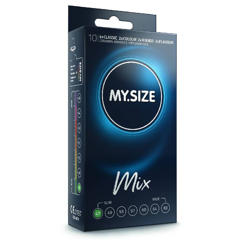 MY SIZE Mix Kondome 47 mm, 10er Pack