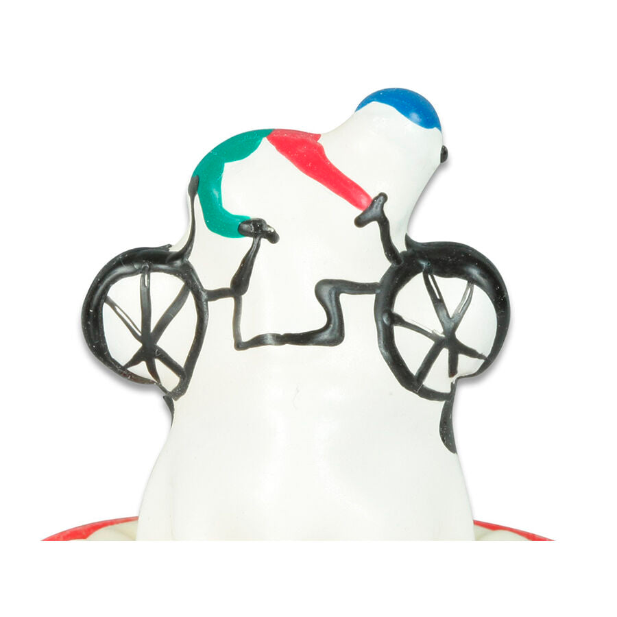 Künstlerische Kondome – Fahrrad Motiv