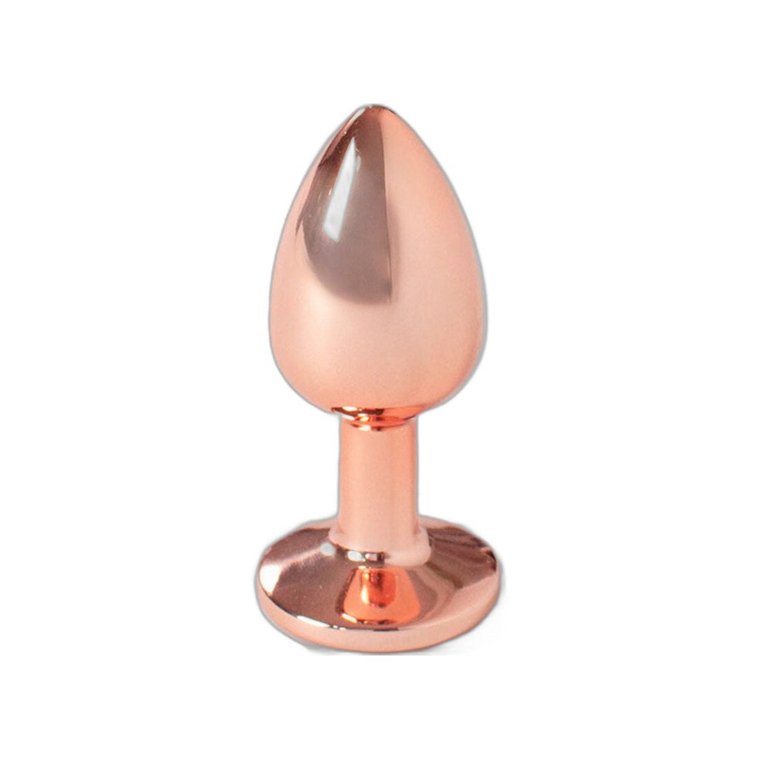 Metall Analplug Rosegold Klein