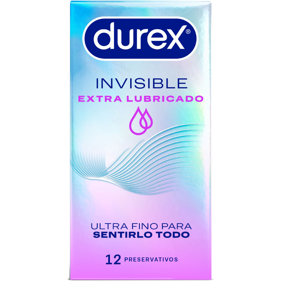 DUREX Extra Lubricated Invisible Kondome 12er