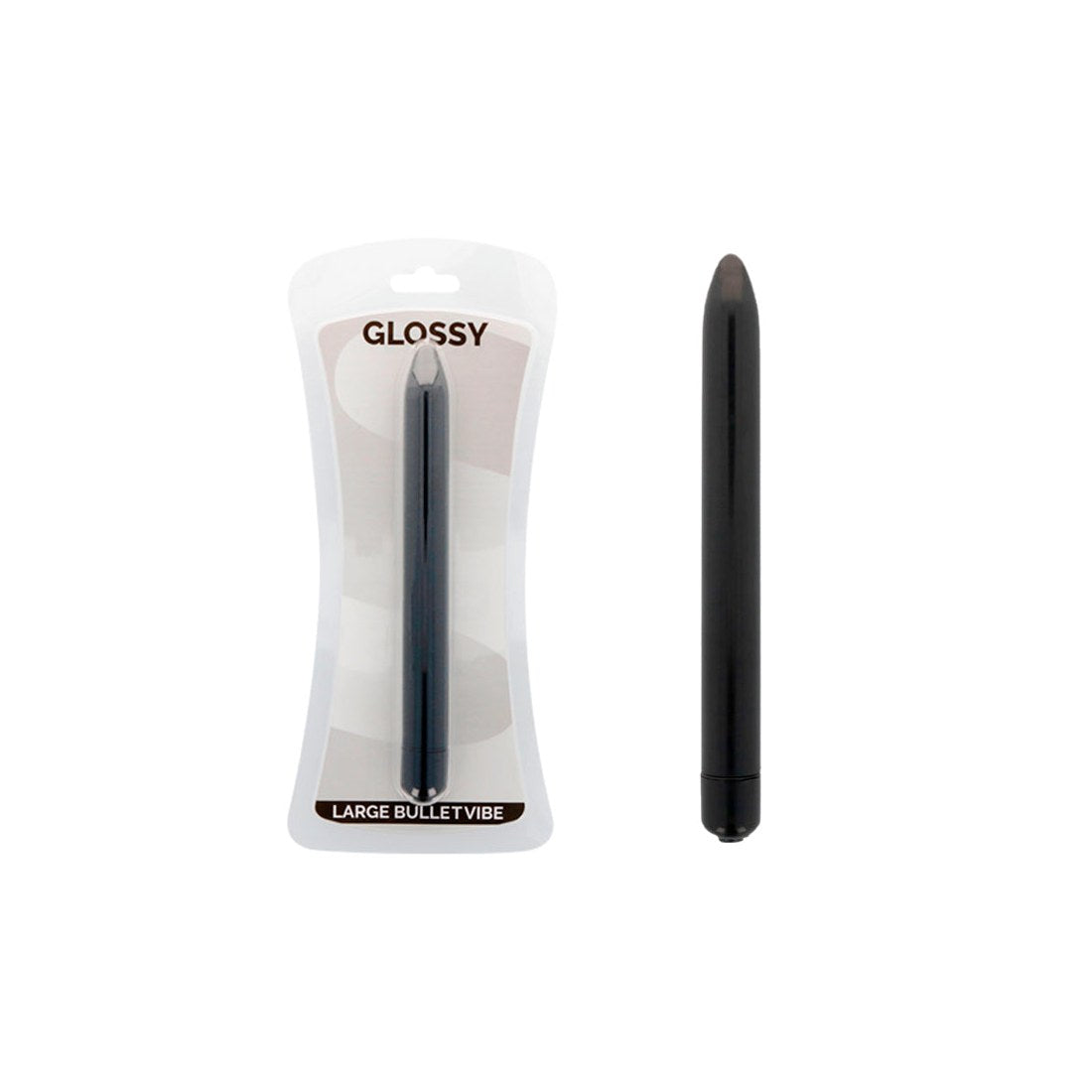 Schlanker Vibrator in elegantem Schwarz