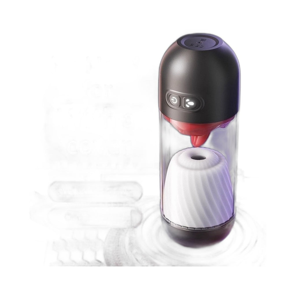 Masturbator mit Zungenreiz, Rotation & Vibration