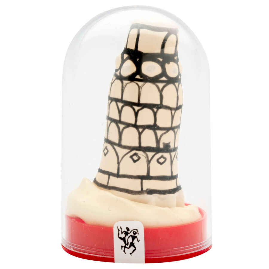 Handbemalte Kondome Schiefe Turm