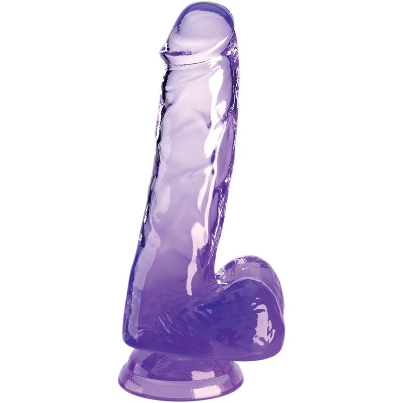 Realistischer Dildo Transparent Violett