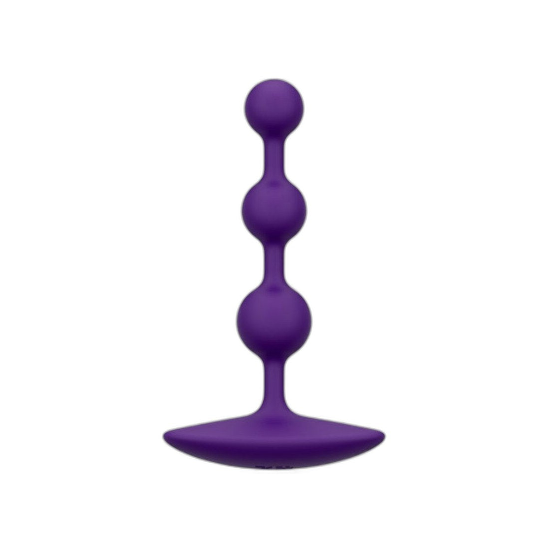 Analperlen aus Silikon - Violett, 12,5 cm