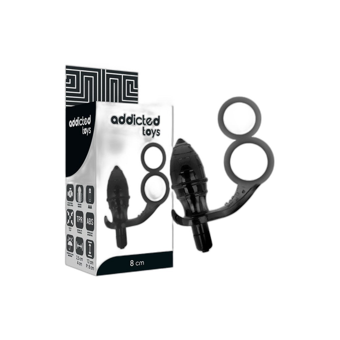 Analplug mit doppeltem Ring