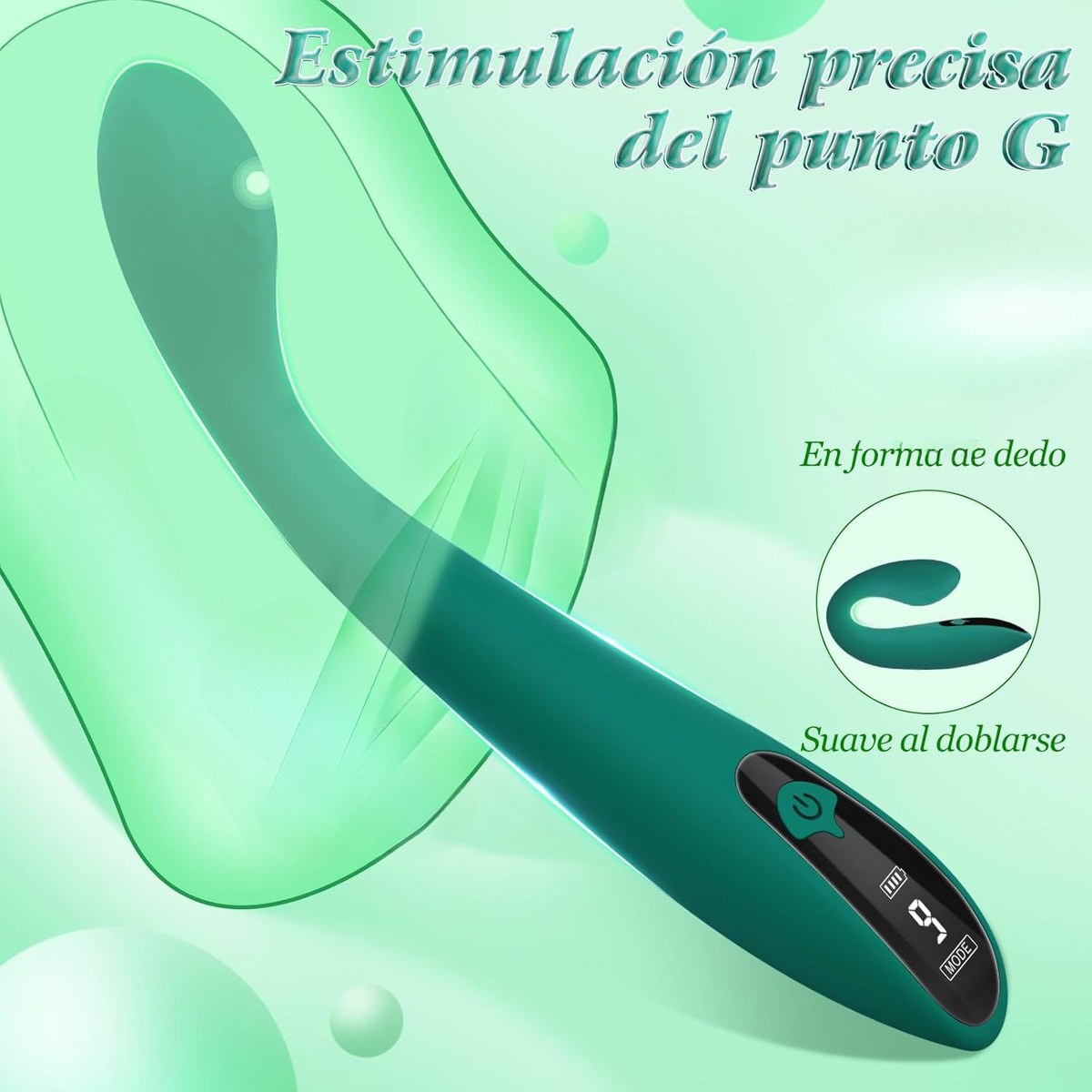 Vibrations-Massager mit LCD-Display & 9 Intensitätsstufen