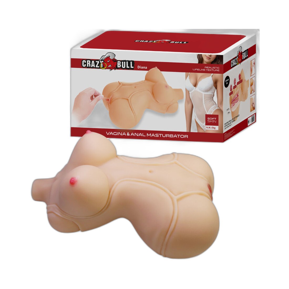 Diana - Realistische Torso-Figur