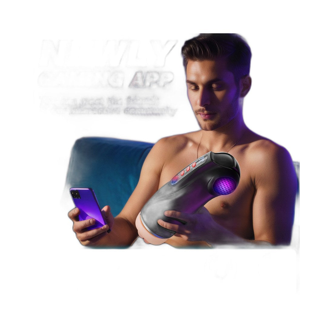 APP-gesteuerter Saugmassager