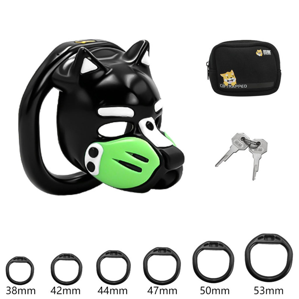 Peniskäfig mit Hundekopf-Design – Manuell