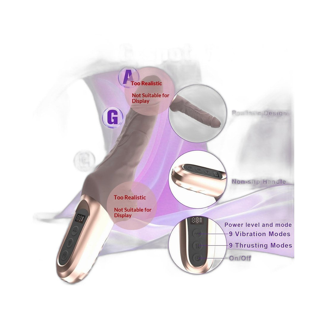 Teleskop-Vibrator für Damen