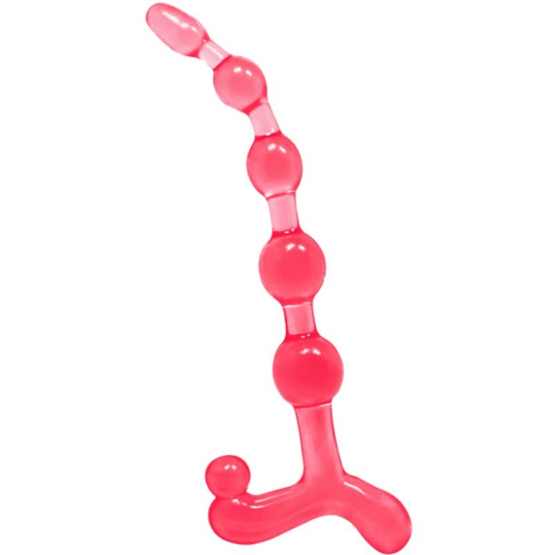 Flexible Analperlen in Rot