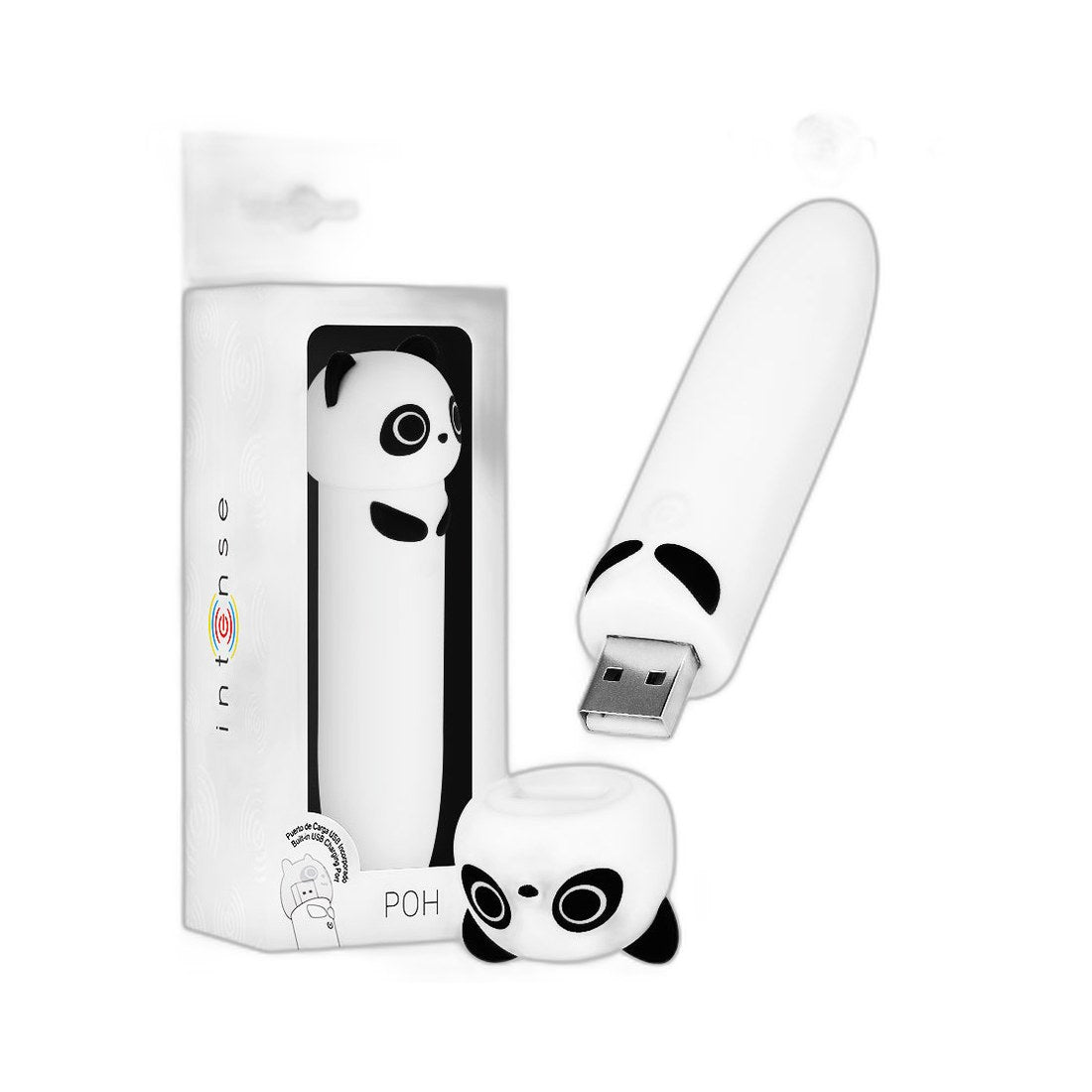 Vibrator Panda USB Schwarz