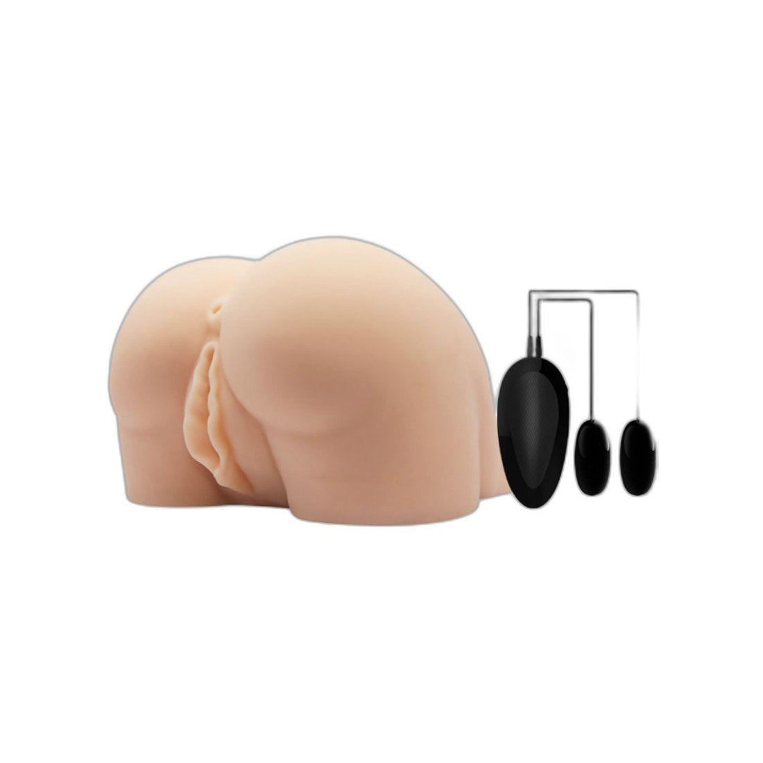 Realistische Vagina und Anus mit Vibration Position 8