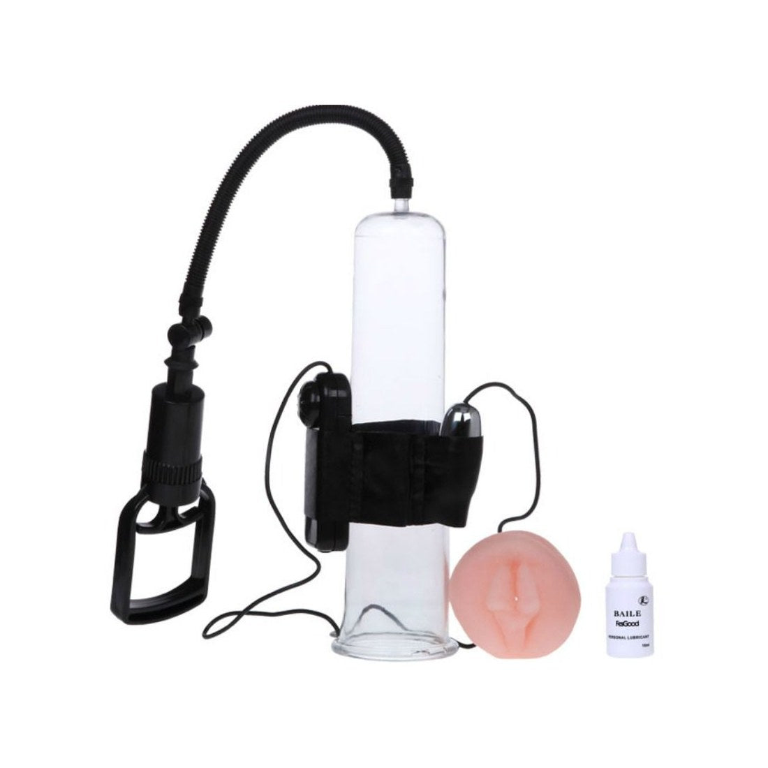 Penispumpe mit Vibrationsfunktion