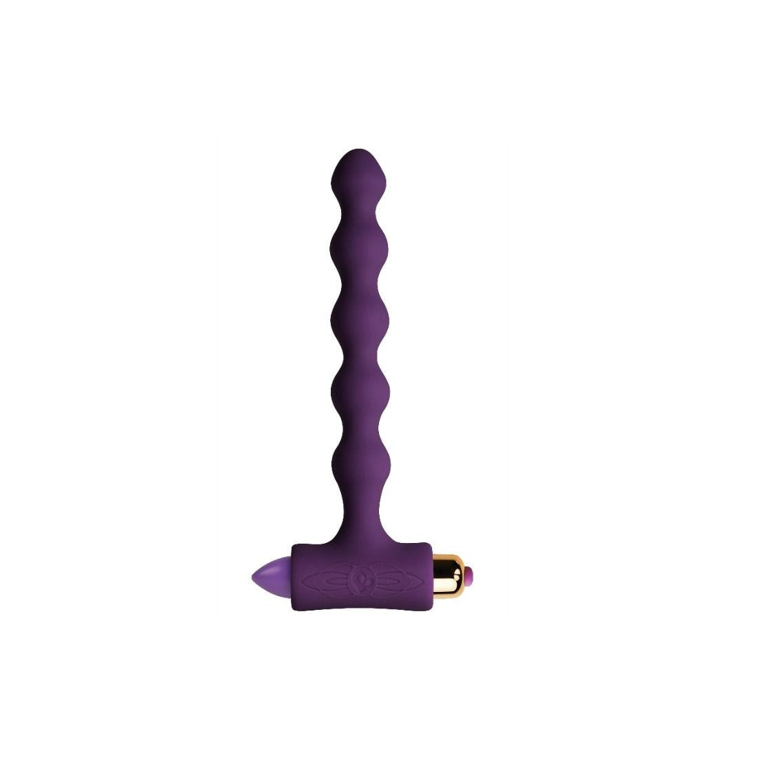 Analer Plug mit Vibrationsfunktion und Perlendesign