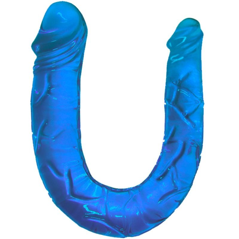 Doppelseitiger Dildo in Klassischem Blau