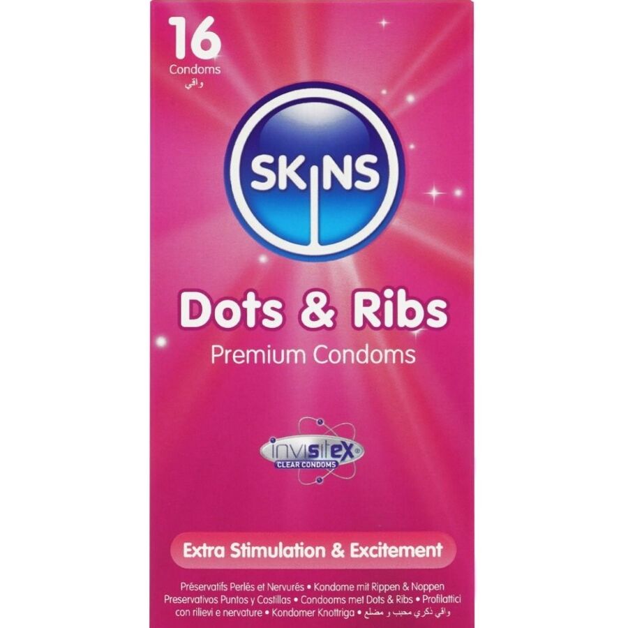 SKINS Dots Ribs Premium Kondome