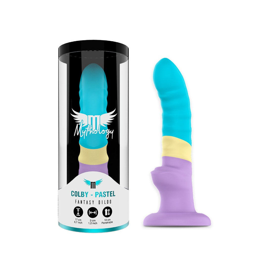 Colby Pastel - Zarter farbiger Dildo