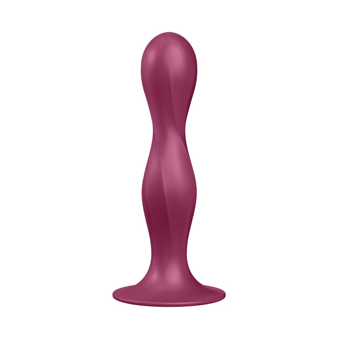 Doppel-Dildo Granat Silikon