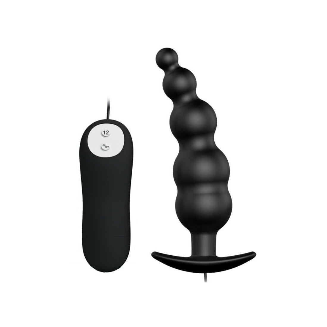 Analplug mit 12 Vibrationsmodi
