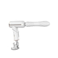 Rosa Vibrator mit Stimulator-Aufsatz