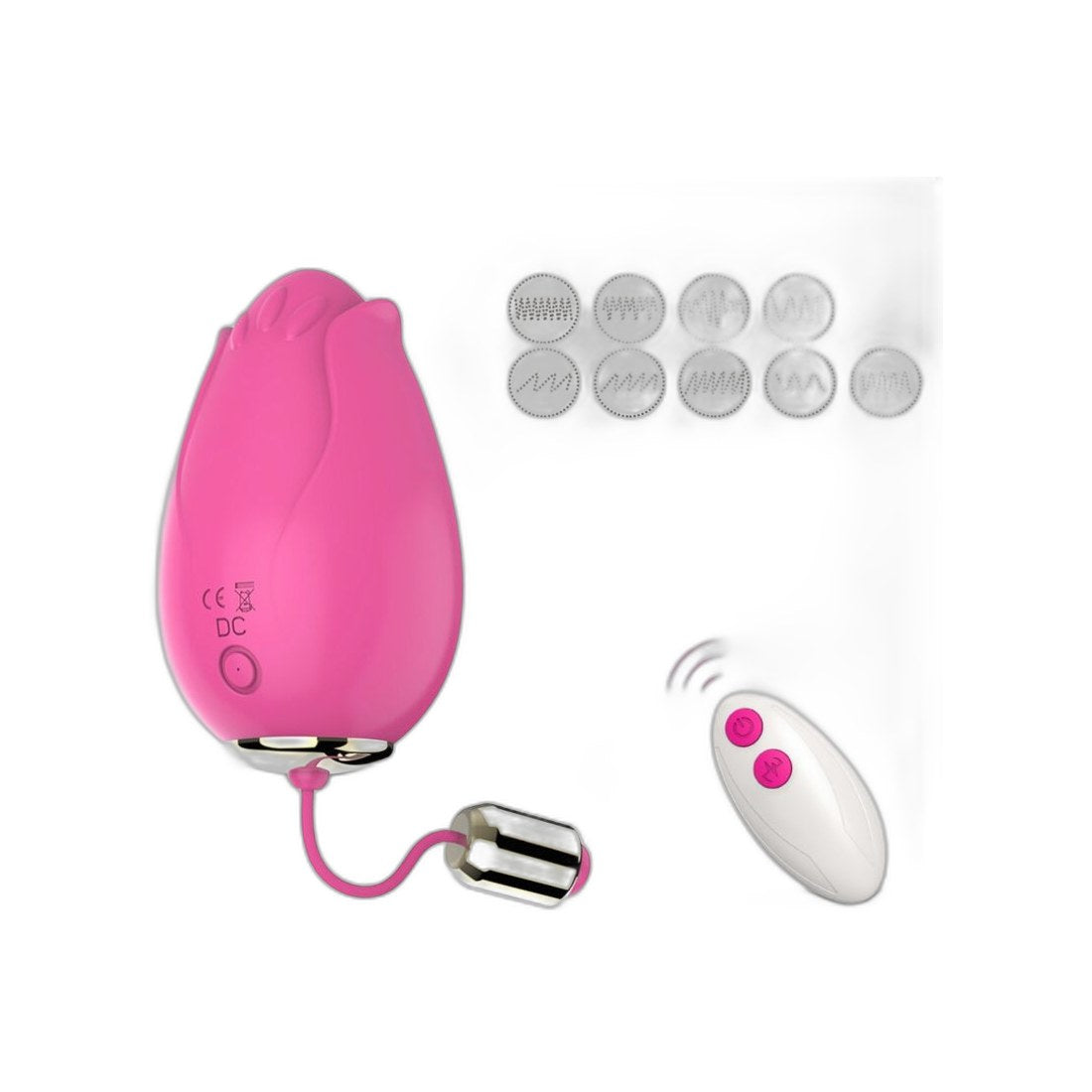 Mandala Vibrator mit Fernbedienung