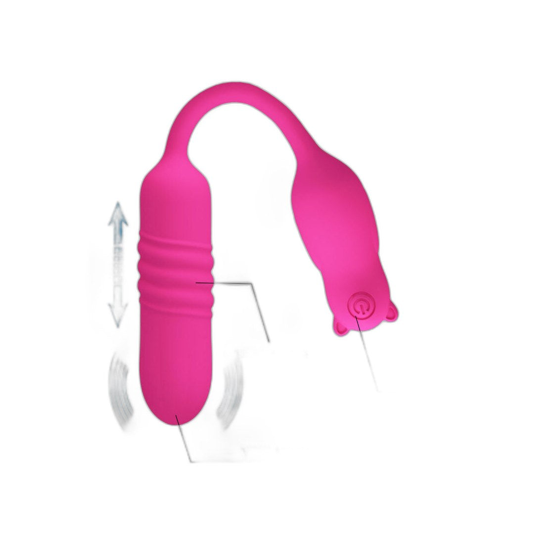 Nobikuma Vibrator – Kugelform Rosa Silikon