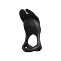 Silas Vibrant Penisring 7-fach Schwarz