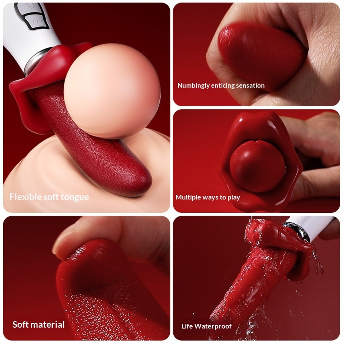 Zungenvibrator – Leckendes Stimulationsgerät