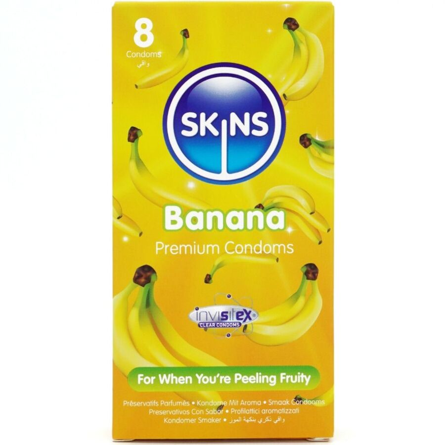 Premium Bananen Kondome 8er Pack