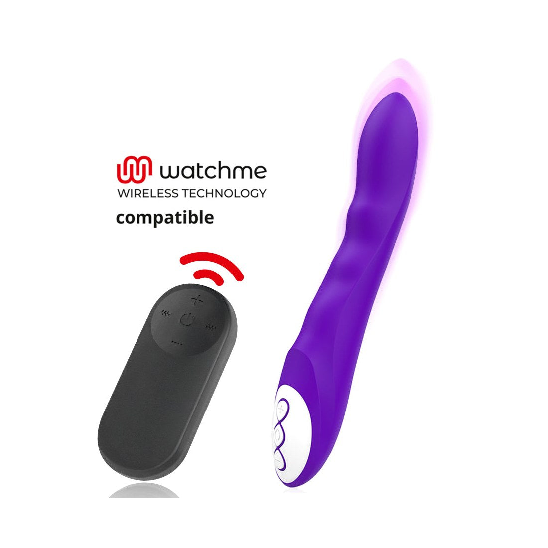 Vibrator mit Fernbedienung – Lila
