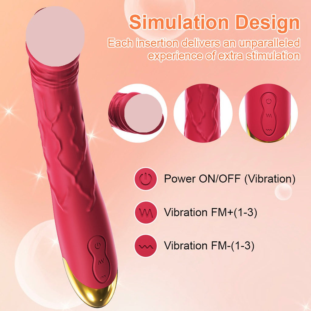 Wiederaufladbarer Silikon-Massager mit Vibrationsmodi