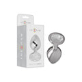 Analplug aus Aluminium mit Kristall