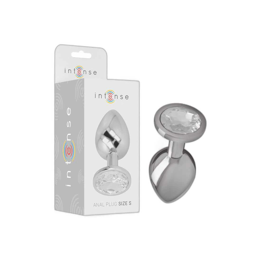 Analplug aus Aluminium mit Kristall