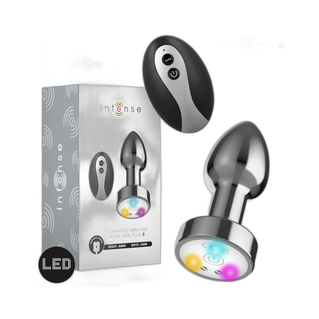 Lumina - LED Analplug mit Fernbedienung (S)