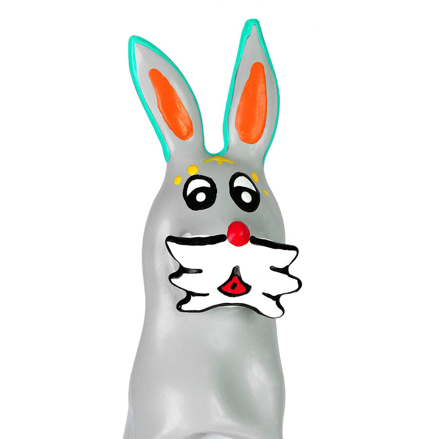 Handbemalte Novelty Kondome Motiv Hase XL